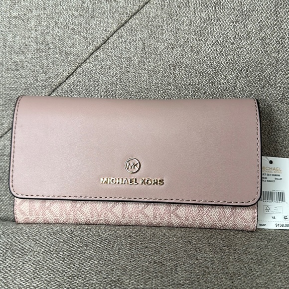 MICHAEL MICHAEL KORS Large Trifold Wallet - Picture 1 of 6